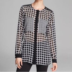Michael Kors Checkered Blouse